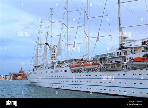 Sailing cruise ship Wind Surf Stock Photo - Alamy