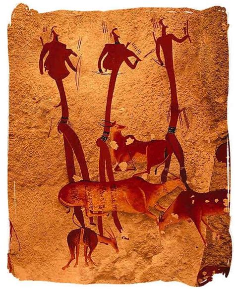 Antiche pitture rupestri San - Drakenberg, Sudafrica | African art ...