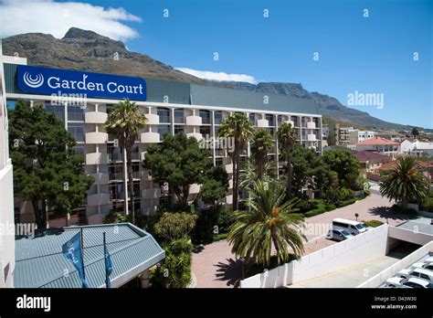 Garden Court Hotel in Cape Town South Africa sits below Table Mountain ...