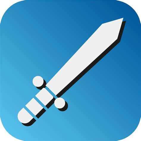 Toy Sword Vector Glyph Gradient Background Icon For Personal And Commercial Use. 35319795 Vector ...