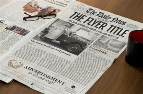 Photoshop Newspaper Template Graphic by Newspaper Templates · Creative Fabrica