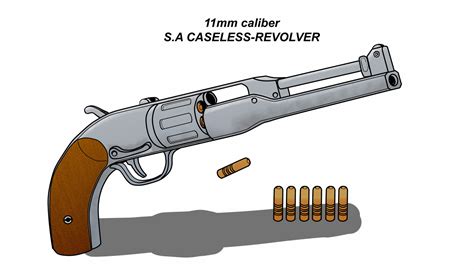 ArtStation - Caseless Revolver Concept