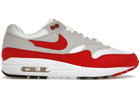 Nike Air Max 1 Anniversary Red (2017/2018 Restock Pair) - 908375-103