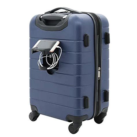 Wrangler 20" Piece USB Port Cup Holder Carry-On Luggage Review ...