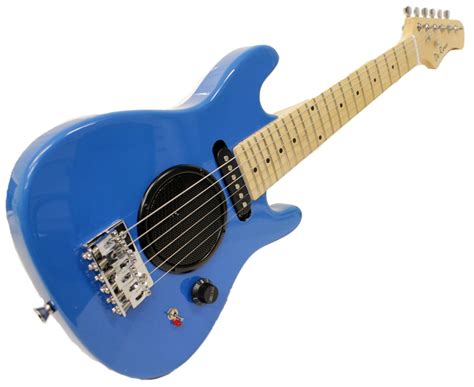 Child's Toy 30" Electric Guitar w/ Built-in Amp - Includes Case & Acc Kit -Blue - Walmart.com