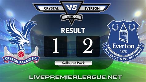 Crystal Palace Vs Everton | Week 3 Result 2020