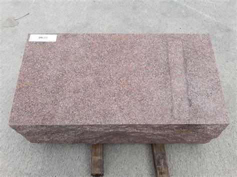 Morning Rose Granite Slant Bevel Monument MN-311 | stonespectrummn