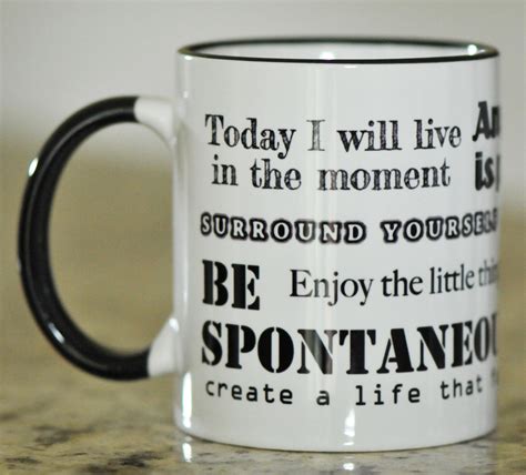 Inspirational Ceramic Coffee/Tea Cup,Motivational Quotes,Positive Sayings - Mugs