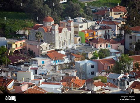 Church, Spili, Municipality Agios Vasilios, Crete, Greece Stock Photo - Alamy