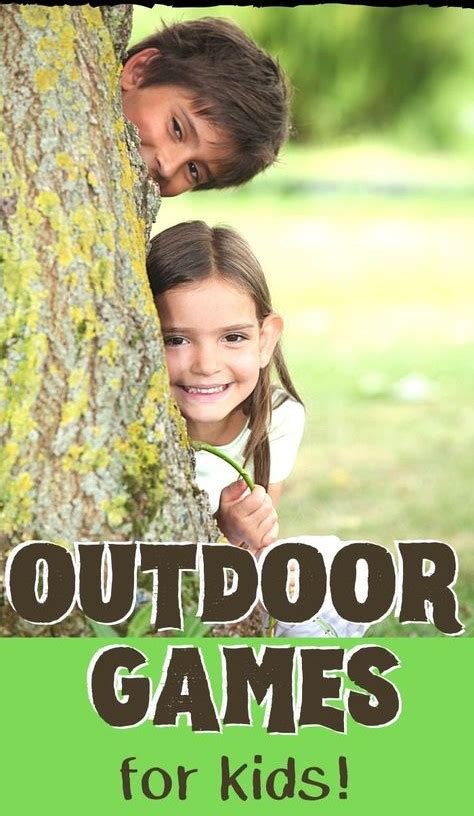 25 Clever Outdoor Games for Kids - Pedagogue