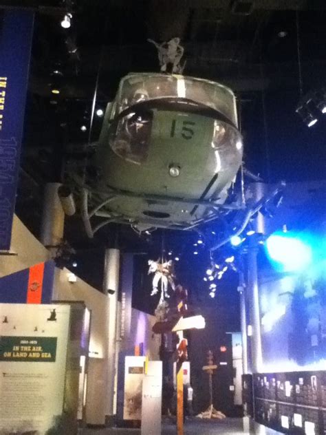 Vietnam era helicopter inside the Marine Corps museum located in Triangle VA. Marine Corps ...