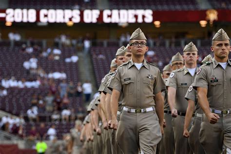 Texas A&M Corps of Cadets expanded march-in route through campus part ...