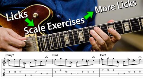 jazz guitar scales exercises | Jens Larsen