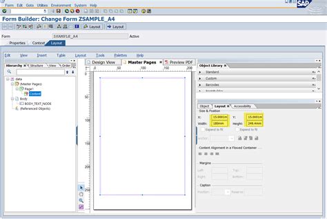 SAP Adobe Form - A4 and Letter page sizes - My Experiments with ABAP