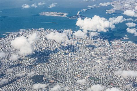 Aerial View of San Francisco Bay Area, California Free Stock Photo ...