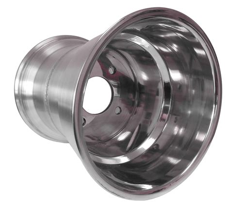 8" VanK Polished Aluminum Wheel (4 on 4) | BMI Karts And Parts