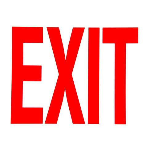 Free Exit Sign, Download Free Exit Sign png images, Free ClipArts on Clipart Library