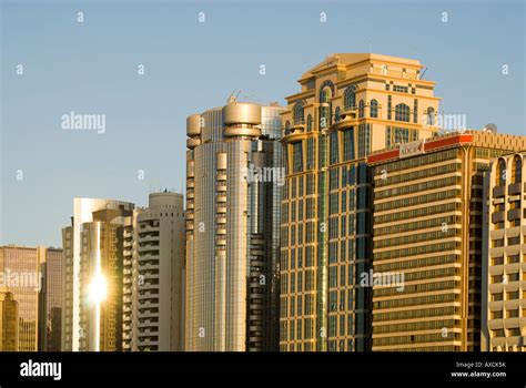 Abu Dhabi Skyline Stock Photo - Alamy