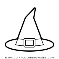 Hexen Hut Ausmalbilder - Ultra Coloring Pages