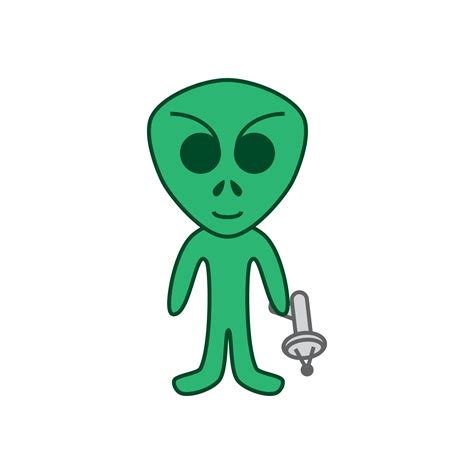 Alien Cartoon Drawing | Free download on ClipArtMag