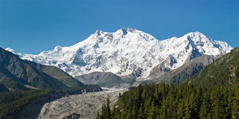 Nanga Parbat Panorama, Himalaya, Pakistan Stock Image - Image of clear ...