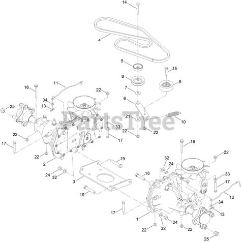 Toro Time Cutter Drive Belt Diagram