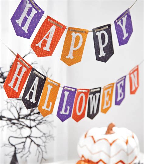 Happy Halloween Banner Printable - Printable Word Searches