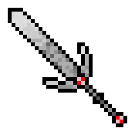 Diamond Sword Pixel Art Vertical