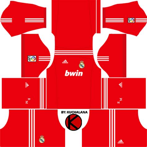 Real Madrid Kits 2011/2012 - Dream League Soccer - Kuchalana