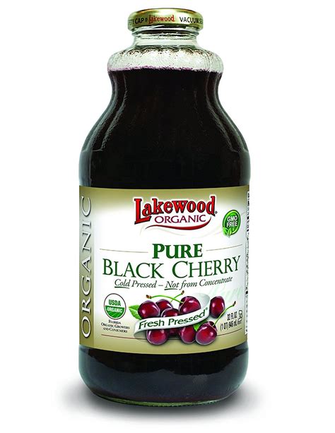 Lakewood Organic PURE Black Cherry Juice, 32-Ounce Bottles (Pack of 6) -- You can get more ...