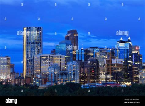 Calgary skyline, Alberta, Canada Stock Photo - Alamy