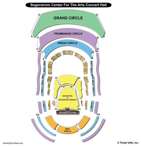 Renee and Henry Segerstrom Concert Hall Seating Chart | Seating Charts ...