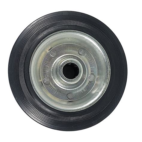 8" x 2" Solid Rubber Cart Wheel - JC Pacific Trading Co