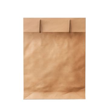 Blank Brown Paper Bag Isolated On White Background, Bag, Paper, Brown ...