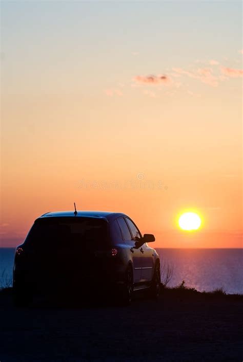 Sunset Car Stock Photography - Image: 5192592