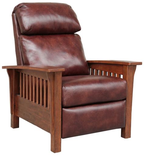 Mission Recliner | Barcalounger Leather Recliner | Reclining Arm Chair - Lift and Massage Chairs