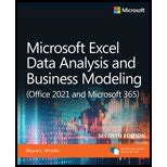 Microsoft Excel Data Analysis and Business Modeling (Office 2021 and Microsoft 365) | Saint ...