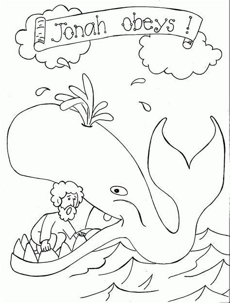 jonah coloring pages for kids - Clip Art Library