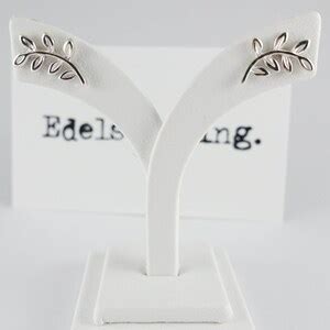 925 Sterling Silver Leaf Stud Earrings, Leaf Earrings, Leaf Studs, Leaf Jewelry, Small Leaf ...