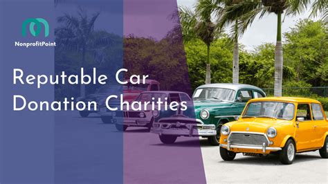 8 Reputable Car Donation Charities You Must Know | Full list with Details | Nonprofit Point