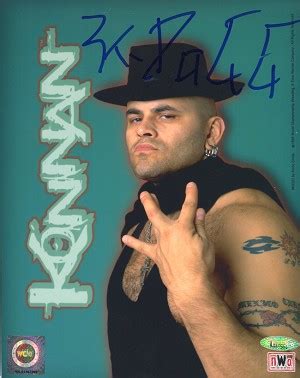 Konnan Autographed WCW NWO Wrestling 8x10 Photo