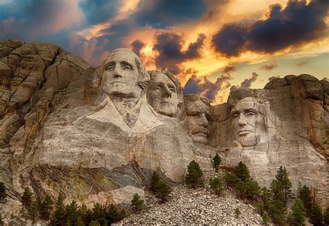 HD wallpaper: Mount Rushmore, South Dakota, monument, america, president, washington | Wallpaper ...