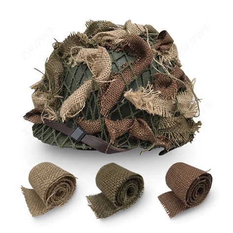 WW2 US ARMY AIRBORNE M1C HELMET SCRIM CAMOUFLAGE REPLICA THE PARCEL THREE COLORS AS PICS-in ...