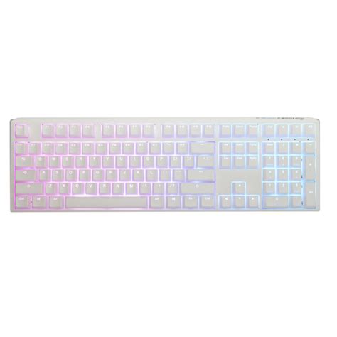 Ducky One 3 Pure White Mechanical Keyboard - Keybumps