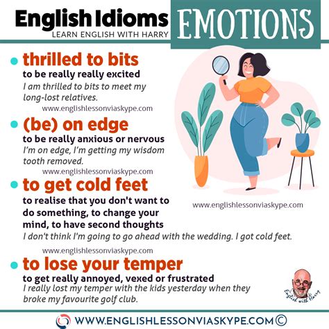 Idioms related to Feelings and Emotions • Learn English with Harry 👴