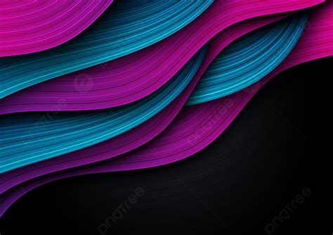 Abstract Modern Pink And Blue On Black Background With Stripe Line ...