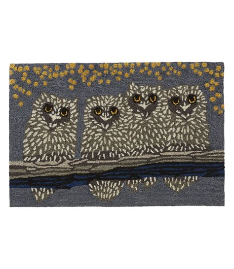 Indoor/Outdoor Vacationland Rug, Owl | Indoor at L.L.Bean