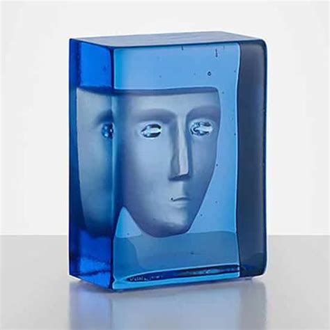 Azure Frost Limited Edition Glass Sculpture by Bertil Vallien for Kosta ...