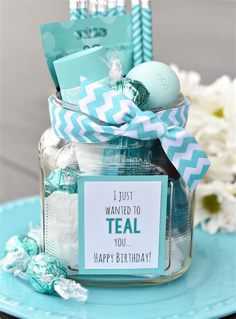 Teal Birthday Gift Idea for Friends – Fun-Squared