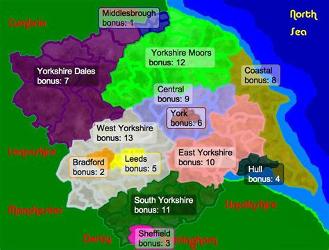 Yorkshire Map